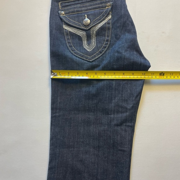 Vigoss Studio The Seattle Jeans, Women, Size 9/10, Dark Blue wash, Flare - Picture 11 of 12
